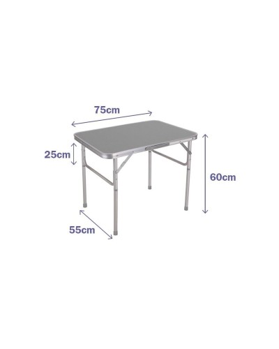 Table Piable Marbueno Gris 75 x 60 x 55 cm