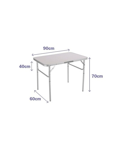 Mesa Plegable Marbueno Blanco 90 x 70 x 60 cm