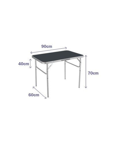 Table Piable Marbueno Gris 90 x 70 x 60 cm