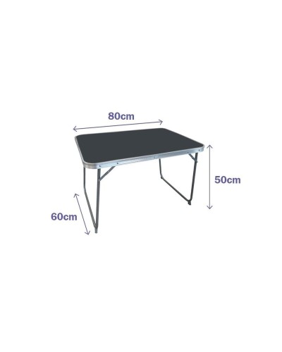 Table Klapptisch Marbueno Grau 80 x 60 x 50 cm