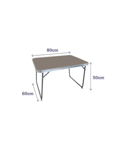 Mesa Plegable Marbueno 80 x 70 x 60 cm Gris
