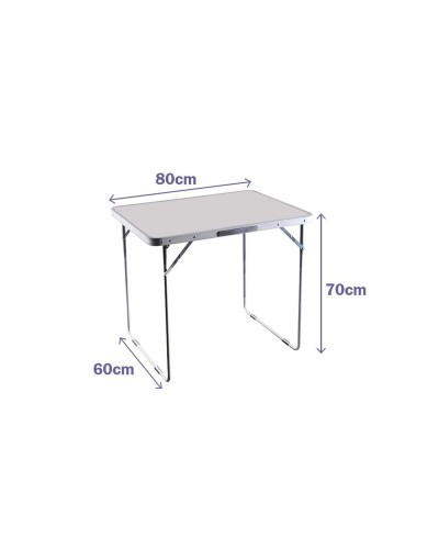 Folding Table Marbueno White 120 x 70 x 60 cm