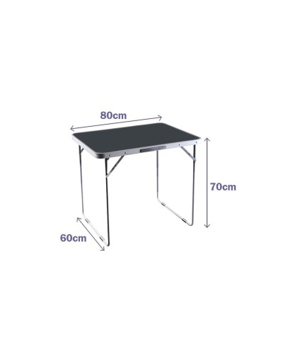 Table Klapptisch Marbueno Grau 120 x 70 x 60 cm