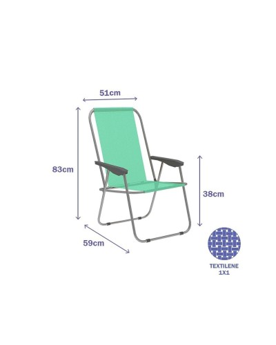 Folding Chair Marbueno Green 59 x 83 x 51 cm