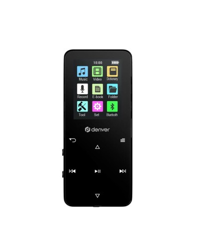 MP4-soitin Denver Electronics MP-1830B Bluetooth 1,8" TFT LCD 8 GB Musta