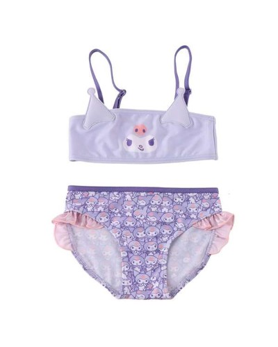 Bas de Bikini Pour Filles Kuromi Violet