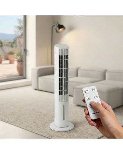 Climatizzatore Evaporativo Portatile a Torre Multifunzione con Telecomando Hushly InnovaGoods