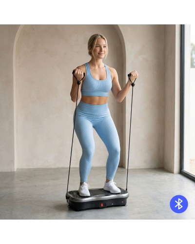 Plateforme Vibrante avec Haut-parleur, Bandes de Résistance et Télécommande Vivflow InnovaGoods