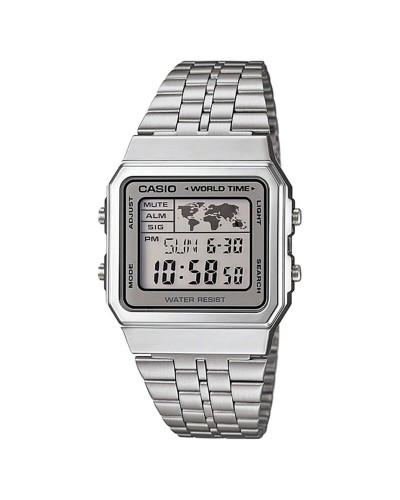 Orologio Unisex Casio A500WA-7D Argentato (Ø 39 mm)