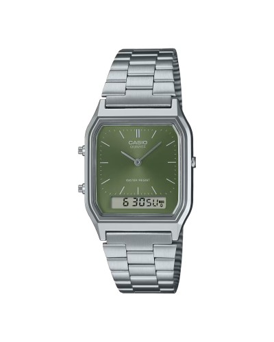 Unisex-Uhr Casio EDGY COLLECTION SUNRAY DIAL - GREEN MOSS