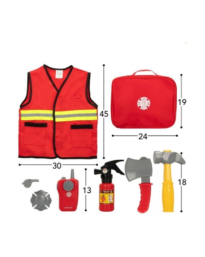 Set pompiers Colorbaby Power Action! 8 Pièces