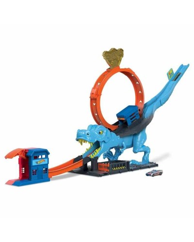 Piste de course Hot Wheels City Desafío T-Rex