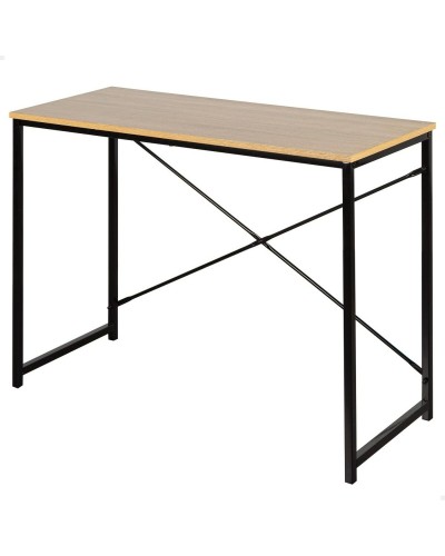 Mesa de Escritorio Aktive Negro Madera (Reacondicionado B)