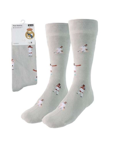 Calzini Real Madrid C.F. Grigio Taglia unica