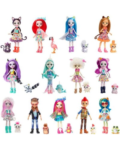 Docka Winsley Wolf Enchantimals Mattel 0887961537666 15 cm