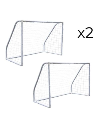 Set van 2 voetbaldoelen Ociotrends 180 x 91 x 120 cm