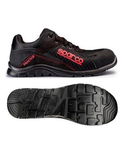 Sparco Practice 07517 Chaussures de Sécurité Noires - Travail et Protection
