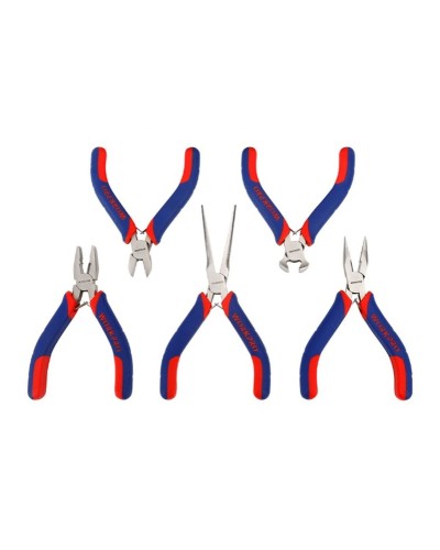 Pinze Workpro Miniatura (5 Pezzi) - Versatile e Durevole per Precisione e Progetti Delicati
