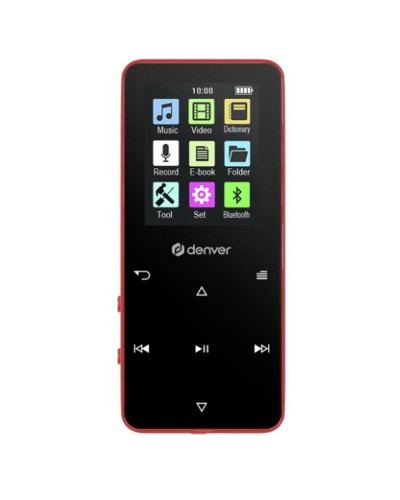 MP4-soitin Denver Electronics MP-1830R 1,8" 8 GB Bluetooth Punainen