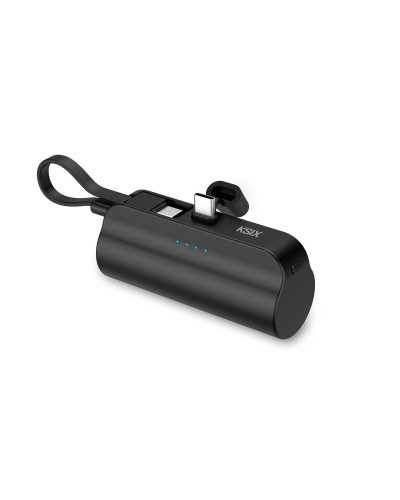 Powerbank KSIX Musta 5000 mAh