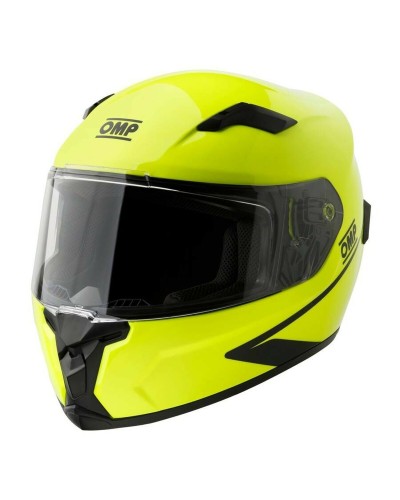 Casque intégral OMP CIRCUIT EVO2 Jaune Fluorescent S