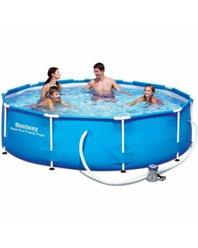 Bestway Harde Zwembad Volwassene met Filter 305x76 cm Tuin 56679
