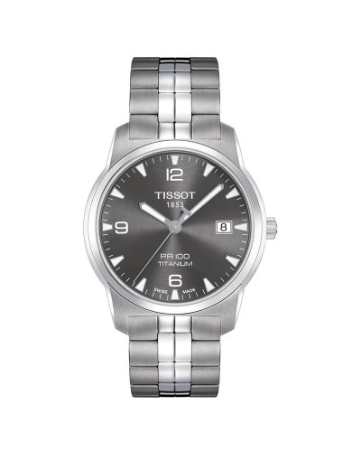 Miesten rannekellot Tissot T049.410.44.067.00 Hopeinen (Ø 38 mm)