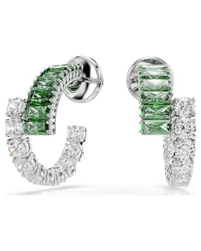Ladies' Earrings Swarovski 5732264 Silver Green