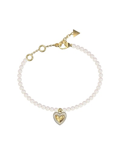 Armband Dames Guess JUBB06091JWYGS Wit