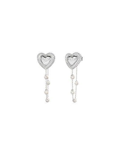Ladies' Earrings Guess JUBE06008JWRHT-U Silver