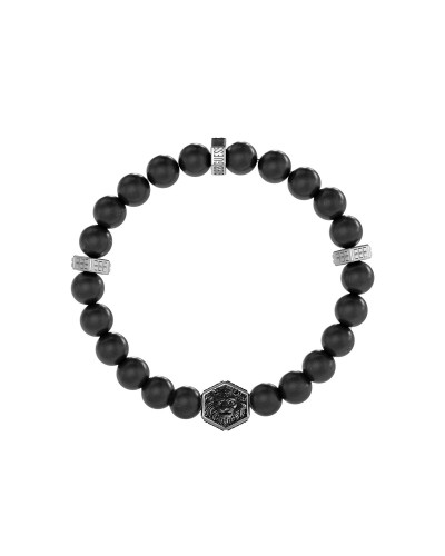 Bracciale Uomo Guess JUMB06005JWSTBKT-U Nero