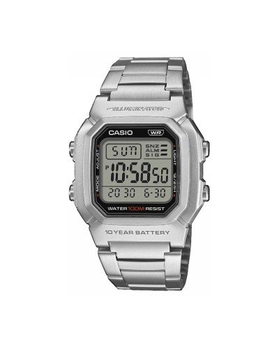 Herrenuhr Casio W-800HD-1AVEF Silberfarben