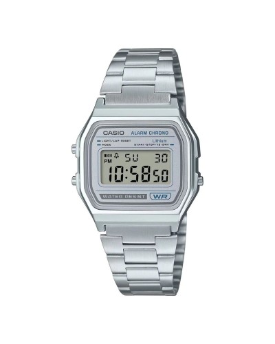 Herrklocka Casio A158WEA-7EF Silvrig (Ø 33 mm)
