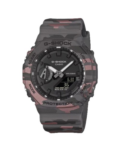 Miesten rannekellot Casio G-Shock GA-2100CM-8AER Musta (45,5 mm)
