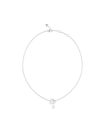 Ketting Dames Guess JUBN06051JWRHT-U Zilverkleurig