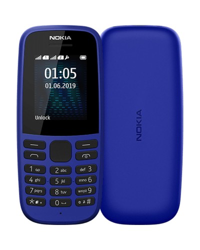 Matkapuhelin Nokia 105 Sininen (Kunnostetut Tuotteet B)