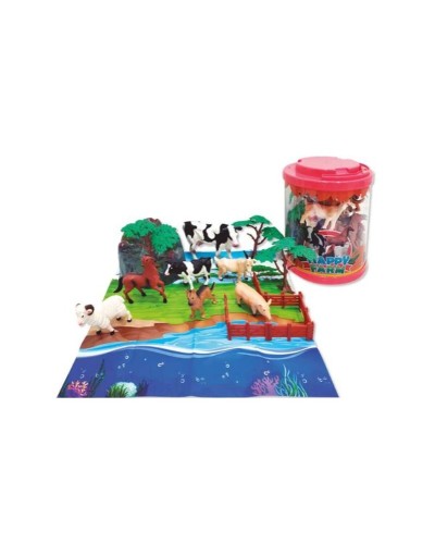 Set de Figuras de Animales 22 x 17 cm