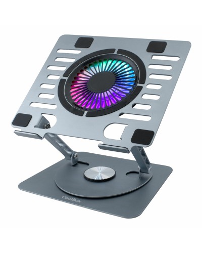 Laptop-Kühlunterlage CoolBox COO-NPC17-AV1 Aluminium