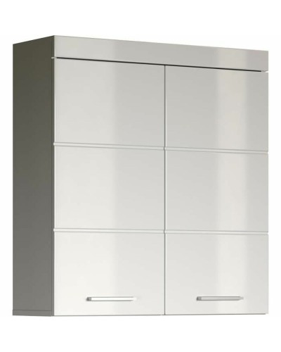 Armario Blanco Amanda de Trendteam: Solución de Ahorro de Espacio para Baños y Dormitorios (73 x 23 x 77 cm)
