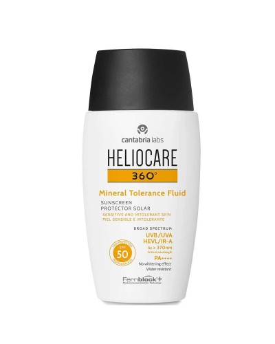 Gezichtszonnecrème Heliocare 360° Mineral Tolerance Fluid Spf 50 50 ml