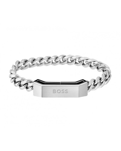 Miesten rannekorut Hugo Boss 1580314S Hopeinen