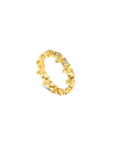 Ladies' Ring One Jewels OJPFR01G-7 Golden 7