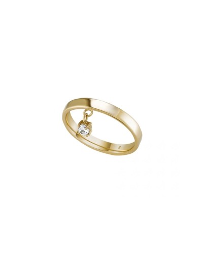 Ladies' Ring One Jewels OJCR03Y-7 Golden 7