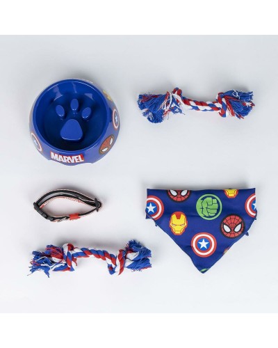 Coffret de bienvenue pour chiens The Avengers Bleu 28,0 x 30,0 x 6,8 cm 5 Pièces