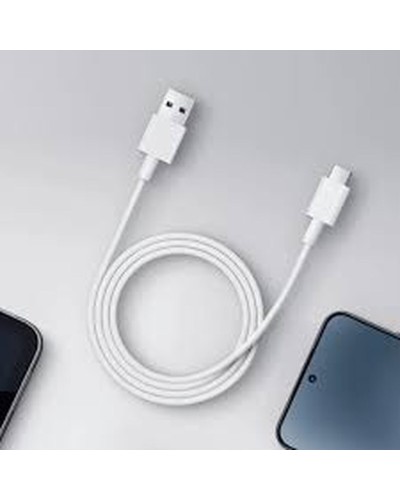 USB A till USB-C Kabel Xiaomi Vit 1 m