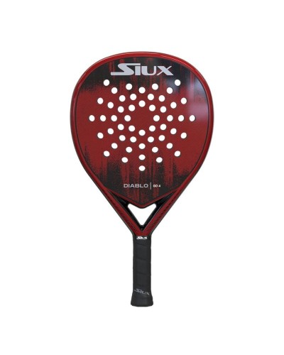 Padelracket Siux Diablo Go 4 2025 Röd Kolfiber Kol EVA