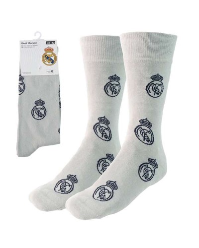 Calzini Real Madrid C.F. Grigio Taglia unica