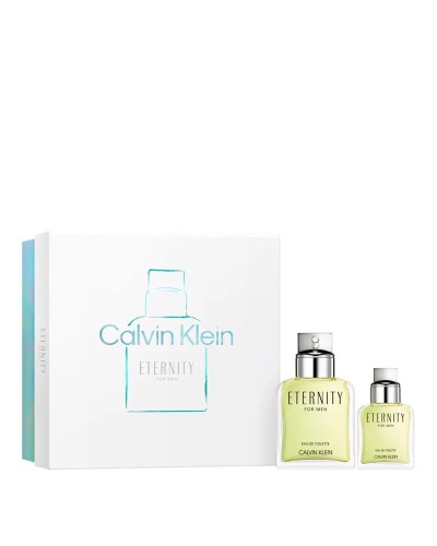 Set de Perfume Hombre Calvin Klein ETERNITY FOR MEN 2 Piezas