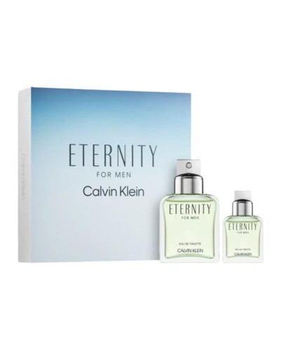 Set de Perfume Hombre Calvin Klein Eternity Men EDT 2 Piezas