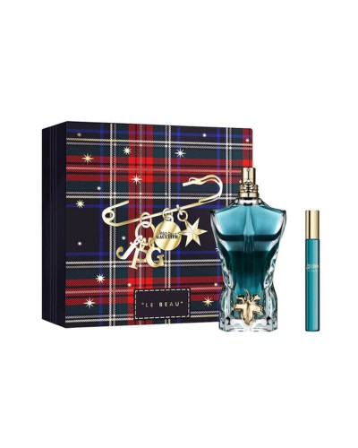 Men's Perfume Set Jean Paul Gaultier Le Beau EDT 2 Pieces